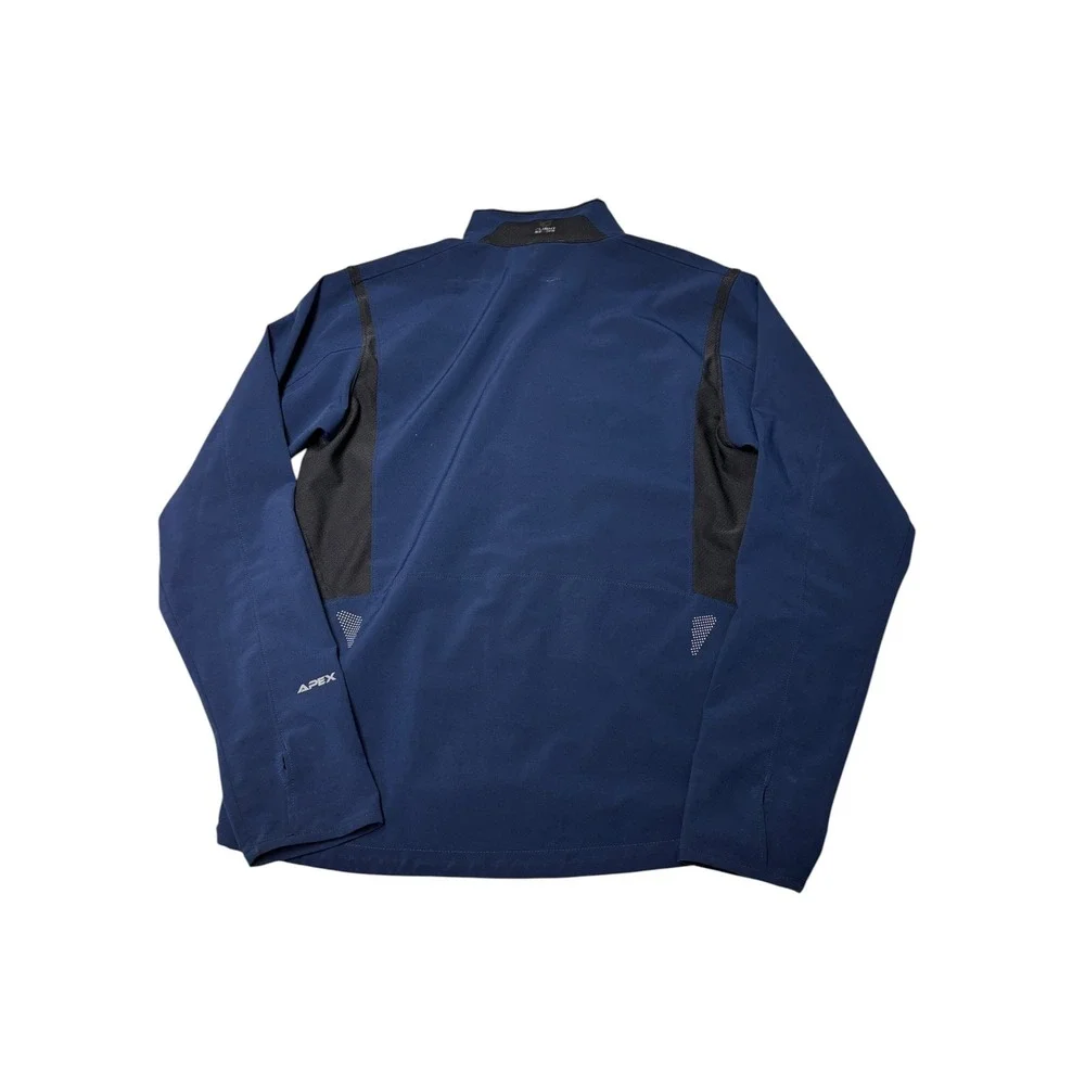 The North Face Flight Series Apex Jacket Mens Small Blue Softshell Full Zip AXZ1